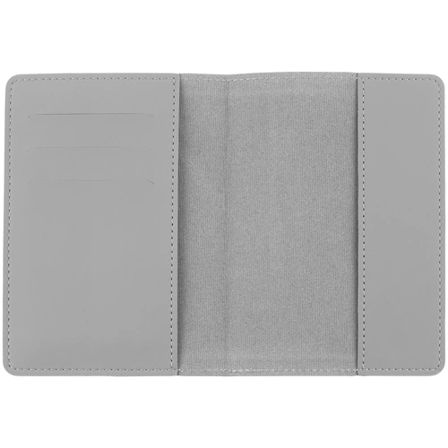 Обложка для паспорта Shall Simple, серый Обложка для паспорта Shall Simple, серый