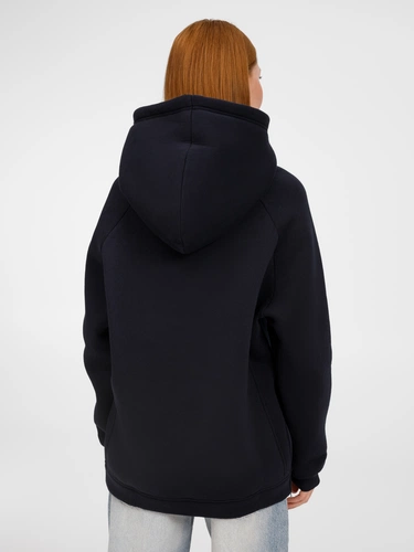 Худи унисекс оверсайз Easy Street, темно-синее Худи унисекс оверсайз Easy Street, темно-синее