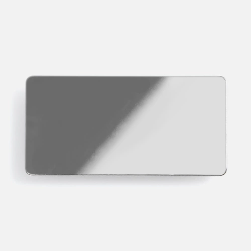 Значок Magnet Matto, серебристый глянцевый Значок Magnet Matto, серебристый глянцевый