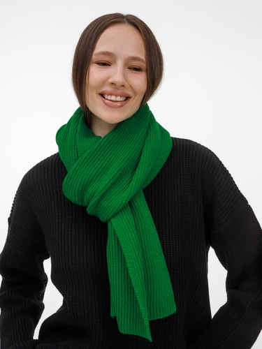 Шарф Nobilis Mono, ярко-зеленый Шарф Nobilis Mono, ярко-зеленый