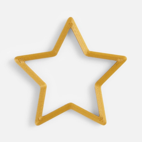 Подвеска «Звезда», 3D-печать, золотистая Подвеска «Звезда», 3D-печать, золотистая