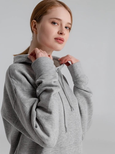 Толстовка с капюшоном Slam 320, серый меланж Толстовка с капюшоном Slam 320, серый меланж