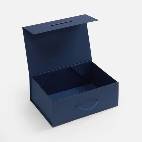 Коробка складная New Case Fold, темно-синяя Коробка складная New Case Fold, темно-синяя