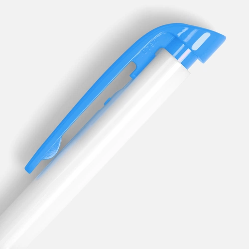 Ручка шариковая Favorite, белая с голубым Ручка шариковая Favorite, белая с голубым