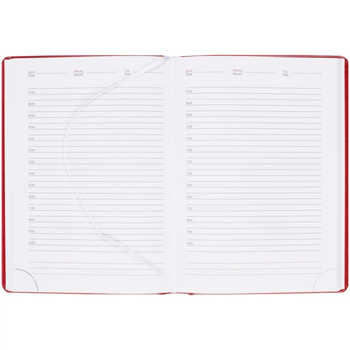 Ежедневник Nebraska, недатированный, красный Ежедневник Nebraska, недатированный, красный