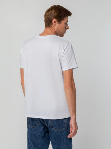 Футболка унисекс T-bolka 140, белая Футболка унисекс T-bolka 140, белая