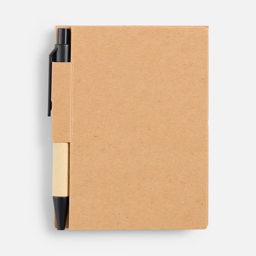 Мини-блокнот Eco Light с ручкой с черными элементами, ver.2 Мини-блокнот Eco Light с ручкой с черными элементами, ver.2