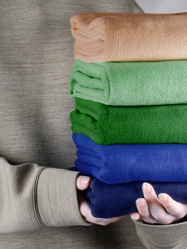 Флисовый плед Warm&Peace, ярко-синий Флисовый плед Warm&Peace, ярко-синий