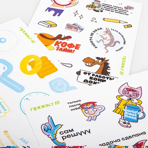 Набор наклеек из ПВХ Sticker Pack, S Набор наклеек из ПВХ Sticker Pack, S