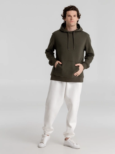 Толстовка с капюшоном унисекс King, хаки Толстовка с капюшоном унисекс King, хаки