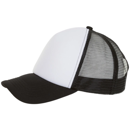 Бейсболка Bubble, черная с белым Бейсболка Bubble, черная с белым