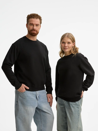 Свитшот унисекс Columbia, черный Свитшот унисекс Columbia, черный