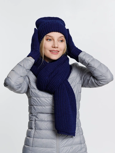 Шарф Nordkyn, темно-синий Шарф Nordkyn, темно-синий