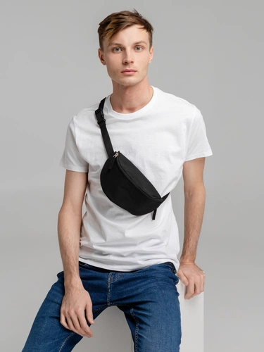 Поясная сумка Handy Dandy, черная Поясная сумка Handy Dandy, черная