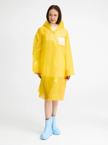 Дождевик-плащ BrightWay с печатью в один цвет на заказ Дождевик-плащ BrightWay с печатью в один цвет на заказ