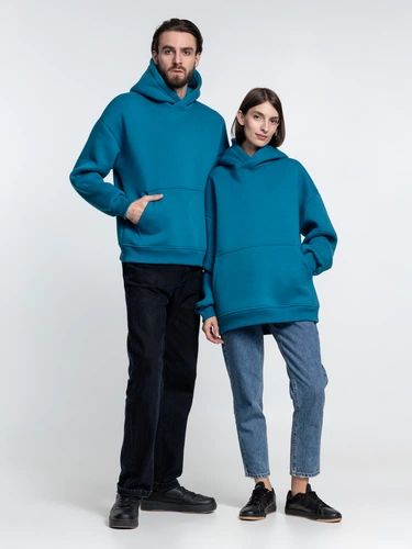 Худи Kulonga Oversize, бирюзовое Худи Kulonga Oversize, бирюзовое