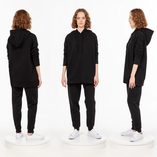 Худи унисекс H2, черное Худи унисекс H2, черное