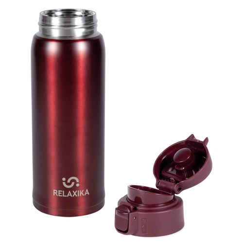 Термокружка Relaxika, бордовая Термокружка Relaxika, бордовая
