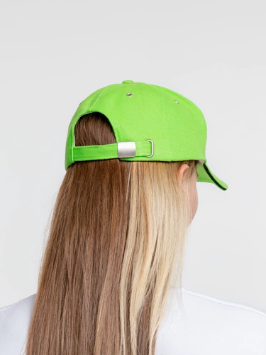 Бейсболка Classic, зеленое яблоко с черным кантом Бейсболка Classic, зеленое яблоко с черным кантом