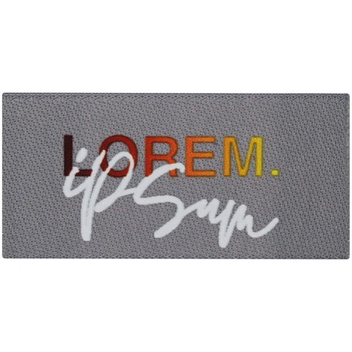 Лейбл тканевый Epsilon, XXS, серый Лейбл тканевый Epsilon, XXS, серый