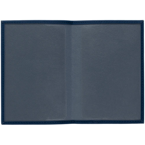 Обложка для паспорта Shall, синяя Обложка для паспорта Shall, синяя