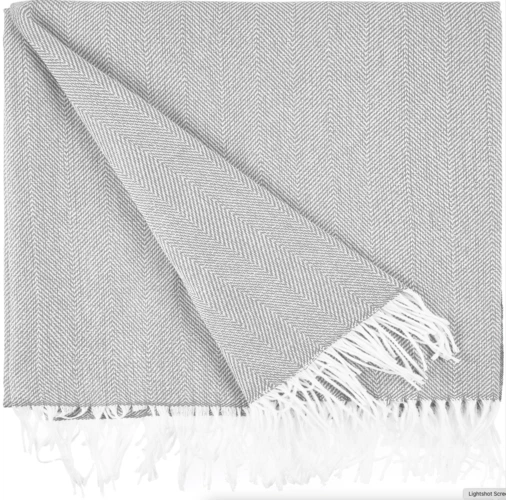 Плед «Гирвас», светло-серый Плед «Гирвас», светло-серый