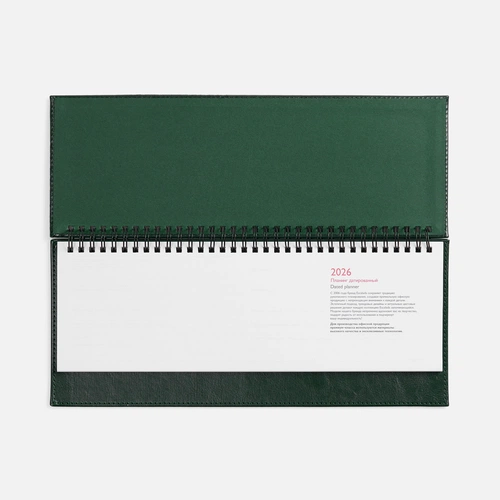 Планинг Faro, датированный, зеленый Планинг Faro, датированный, зеленый