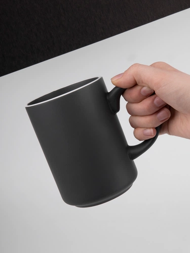 Кружка Mugful, темно-серая (графитовая) Кружка Mugful, темно-серая (графитовая)