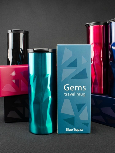 Термостакан Gems Black Morion, черный морион Термостакан Gems Black Morion, черный морион