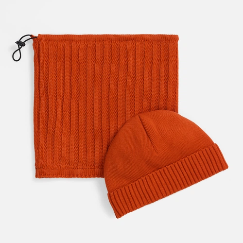 Шапка ComFleece, темно-оранжевая (кирпичная) Шапка ComFleece, темно-оранжевая (кирпичная)