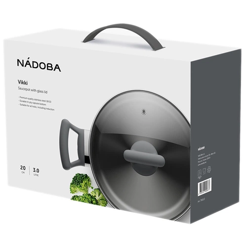 Кастрюля со стеклянной крышкой Vikki Кастрюля со стеклянной крышкой Vikki