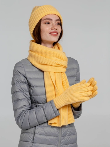 Перчатки Bernard, желтые Перчатки Bernard, желтые