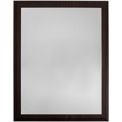 Плакетка Plaque XL, венге с серебристой пластиной Плакетка Plaque XL, венге с серебристой пластиной