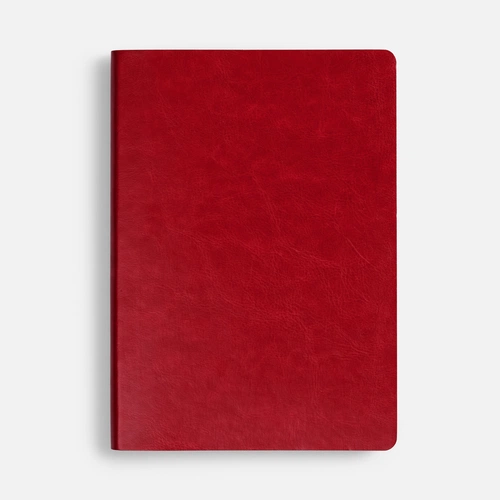 Ежедневник Nebraska Flex, недатированный, красный с серебристым Ежедневник Nebraska Flex, недатированный, красный с серебристым