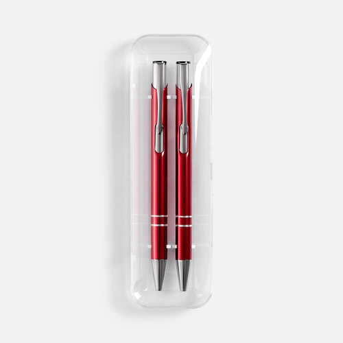 Набор из 2 ручек Keskus, красный Набор из 2 ручек Keskus, красный