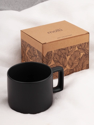 Чашка Jumbo в коробке матовая, черная Чашка Jumbo в коробке матовая, черная