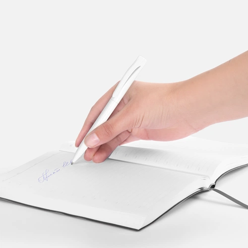 Ручка шариковая Pin, белая Ручка шариковая Pin, белая