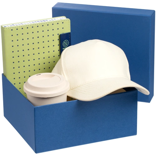 Коробка Satin, большая, синяя Коробка Satin, большая, синяя