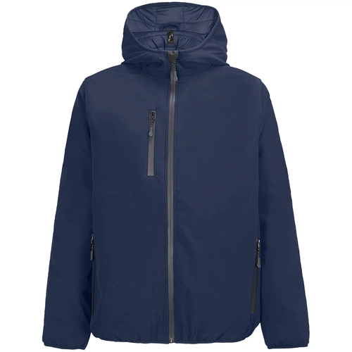 Куртка софтшелл с капюшоном мужская Falcon Men, синяя Куртка софтшелл с капюшоном мужская Falcon Men, синяя