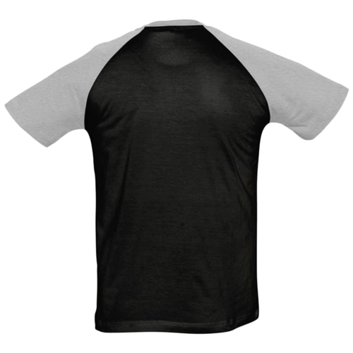 Футболка мужская двухцветная Funky 150, черная с серым меланжем Футболка мужская двухцветная Funky 150, черная с серым меланжем