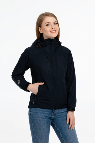 Ветровка женская Stratus, темно-синяя Ветровка женская Stratus, темно-синяя