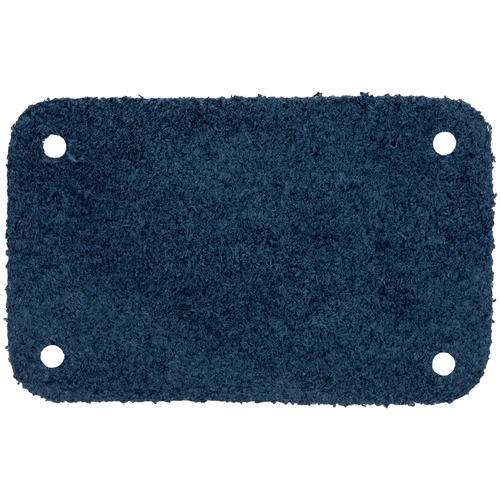 Лейбл кожаный Beta, S, синий Лейбл кожаный Beta, S, синий