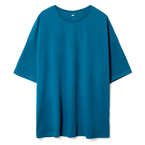 Футболка унисекс оверсайз Crosstown, бирюзовая (морская волна) Футболка унисекс оверсайз Crosstown, бирюзовая (морская волна)