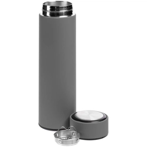 Термос с ситечком Percola, серый Термос с ситечком Percola, серый