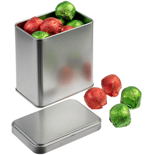 Коробка прямоугольная Jarra, серебристая Коробка прямоугольная Jarra, серебристая