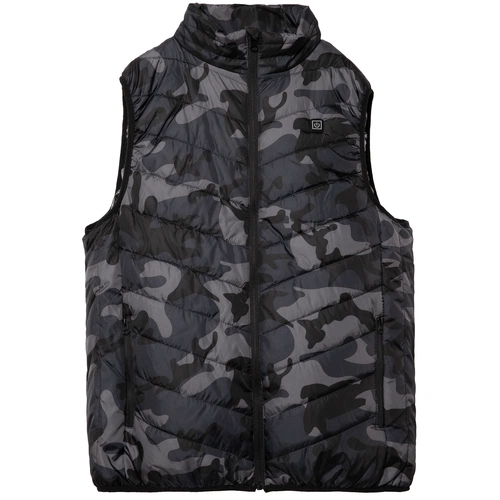 Жилет с подогревом Thermalli Valmorel, серый камуфляж Жилет с подогревом Thermalli Valmorel, серый камуфляж