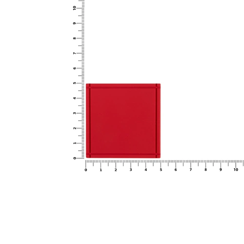 Лейбл из ПВХ Dzeta, L, красный Лейбл из ПВХ Dzeta, L, красный
