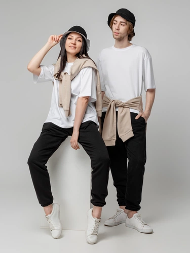 Футболка унисекс оверсайз Street Vibes, молочно-белая Футболка унисекс оверсайз Street Vibes, молочно-белая