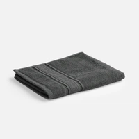 Полотенце махровое Terrychic, среднее, темно-серое