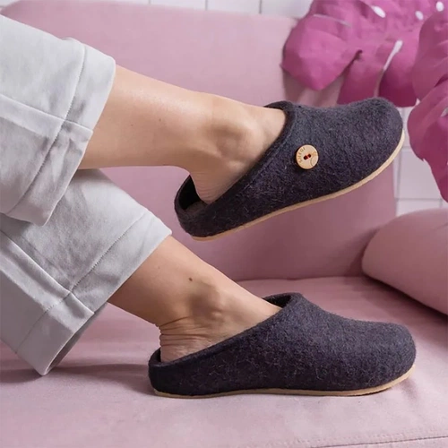 Домашние валенки Step, темно-синие (клякса) Домашние валенки Step, темно-синие (клякса)